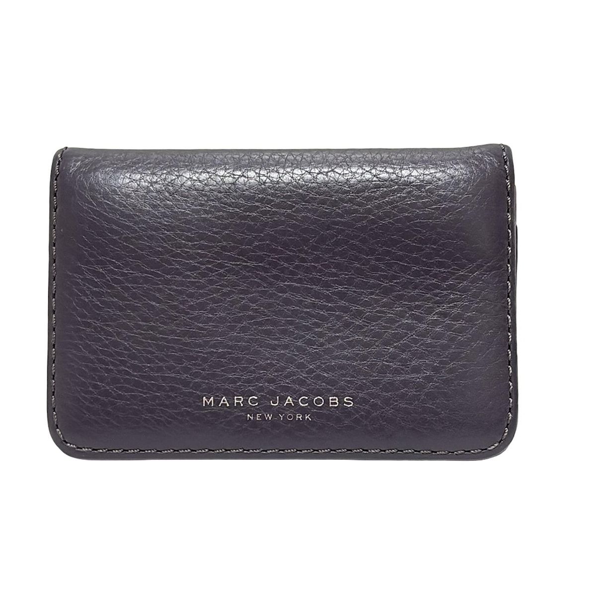 MARC JACOBS(マークジェイコブス) 名刺入れ - ダークグレー レザー