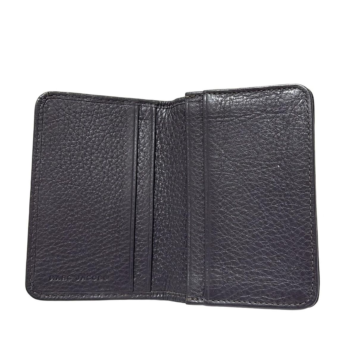 MARC JACOBS(マークジェイコブス) 名刺入れ - ダークグレー レザー