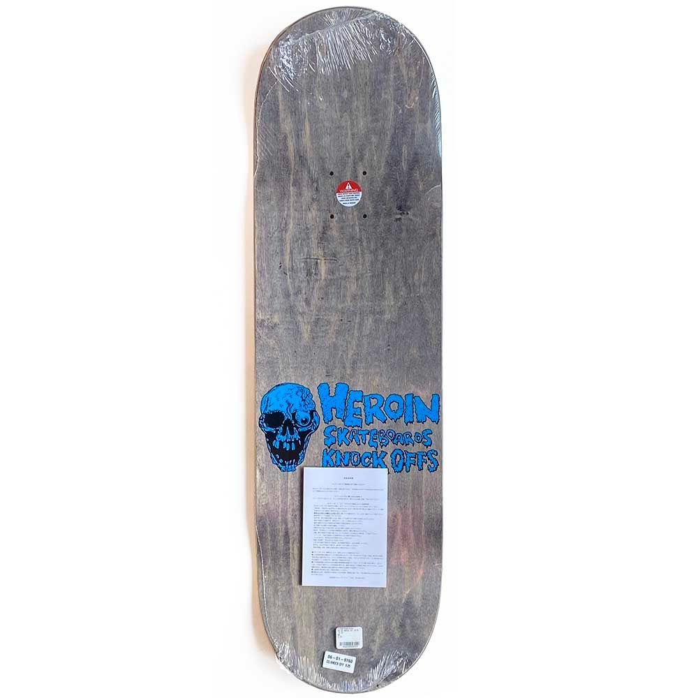 9 25 HEROIN ヘロイン CRAIG QUESTIONS KNOCK OFF DECK デッキ 板 スクール OLD SCHOOL スケートボード スケボー SKATEBOARD