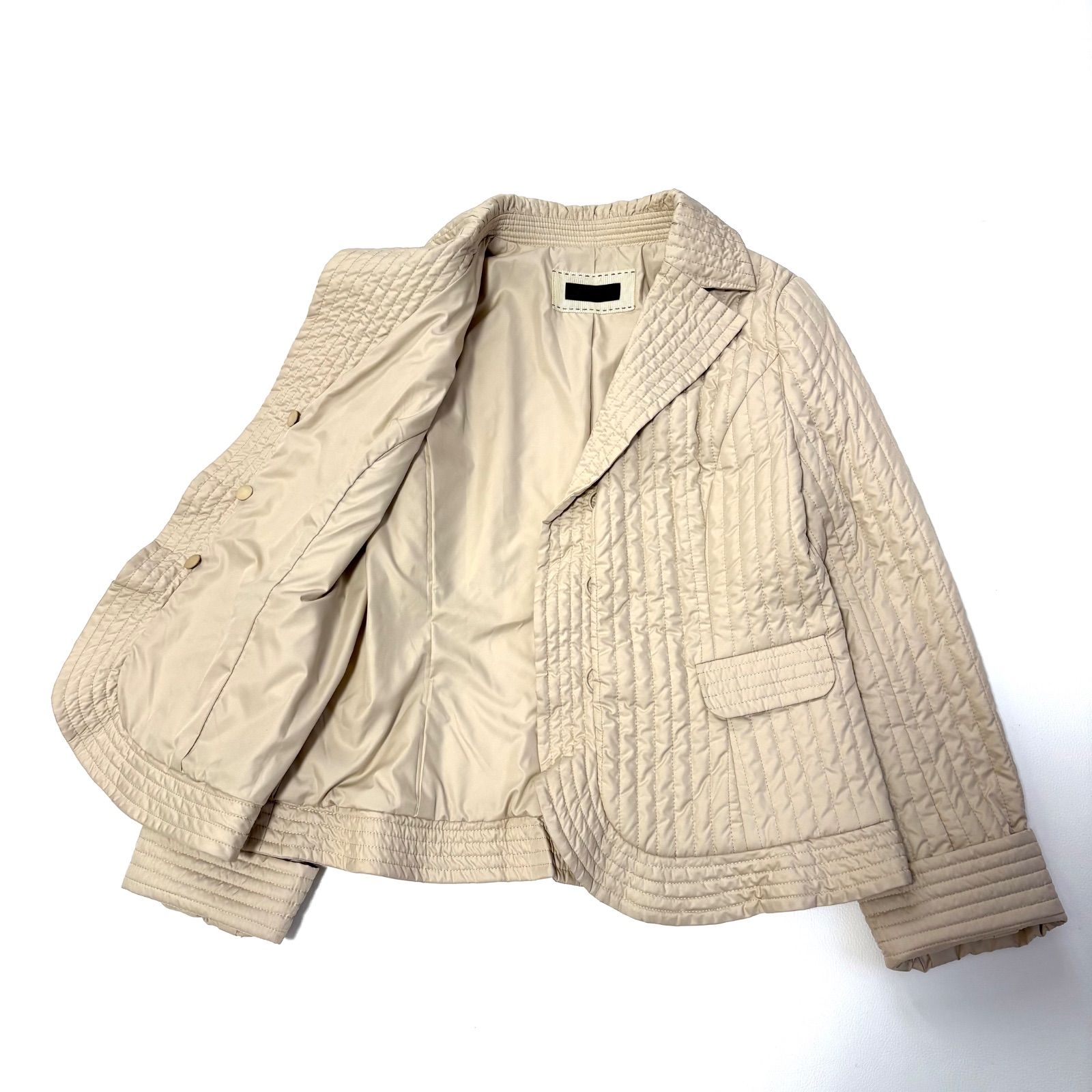 TO BE CHIC／トゥービーシック】 キルティングジャケット ベージュ系