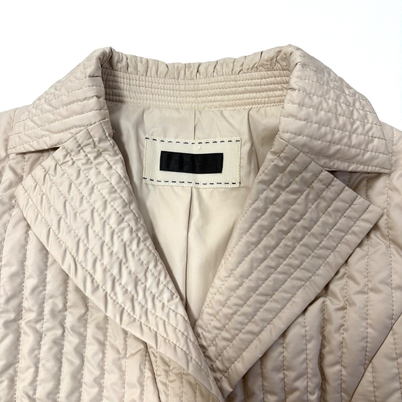 TO BE CHIC／トゥービーシック】 キルティングジャケット ベージュ系