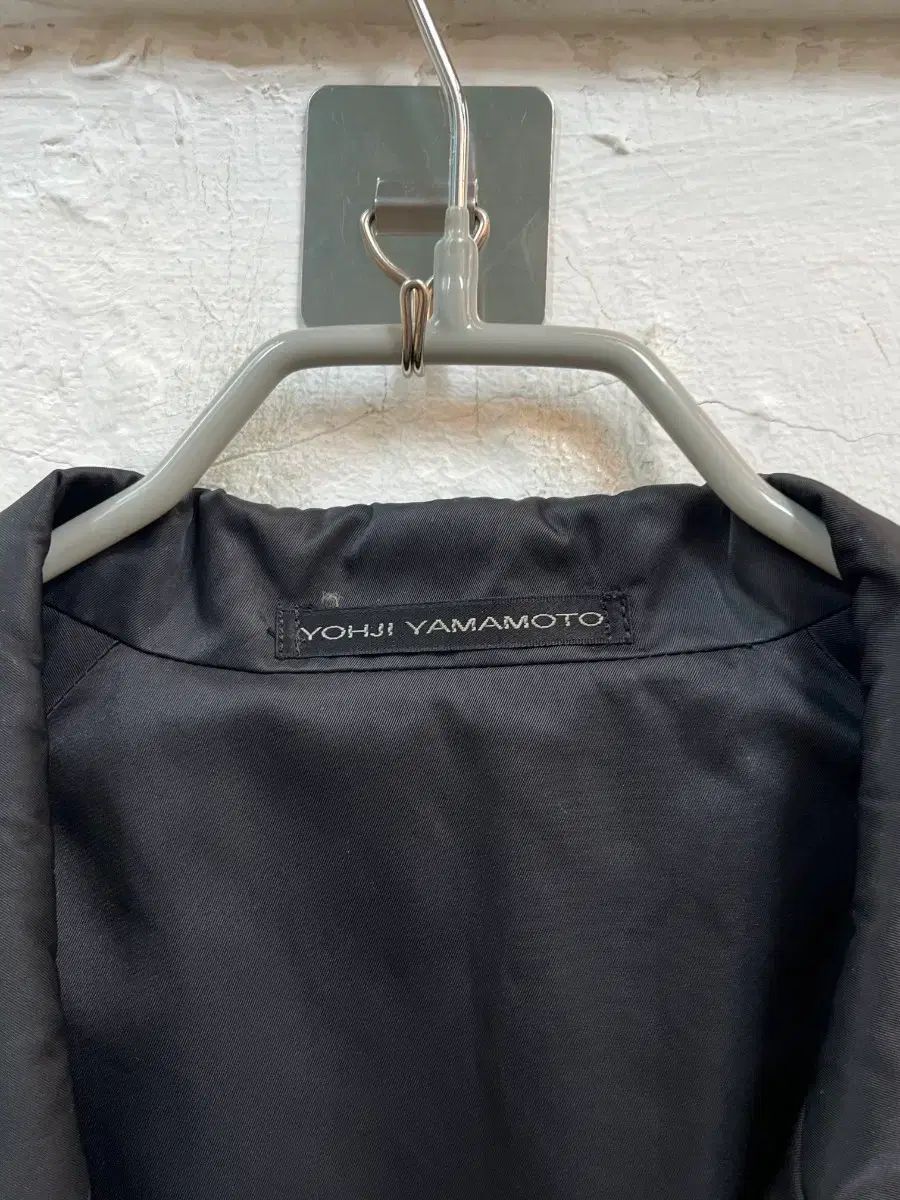 Yohji Yamamoto ナイロン オーバーサイズ トレンチコート ブラック 3