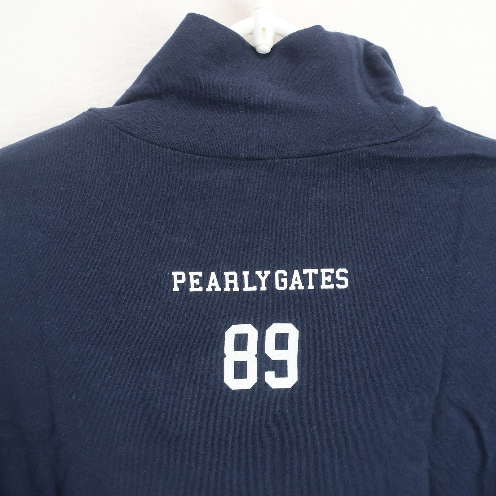 PEARLY GATES(パーリーゲイツ) ハイネックシャツ ネイビー メンズ 5
