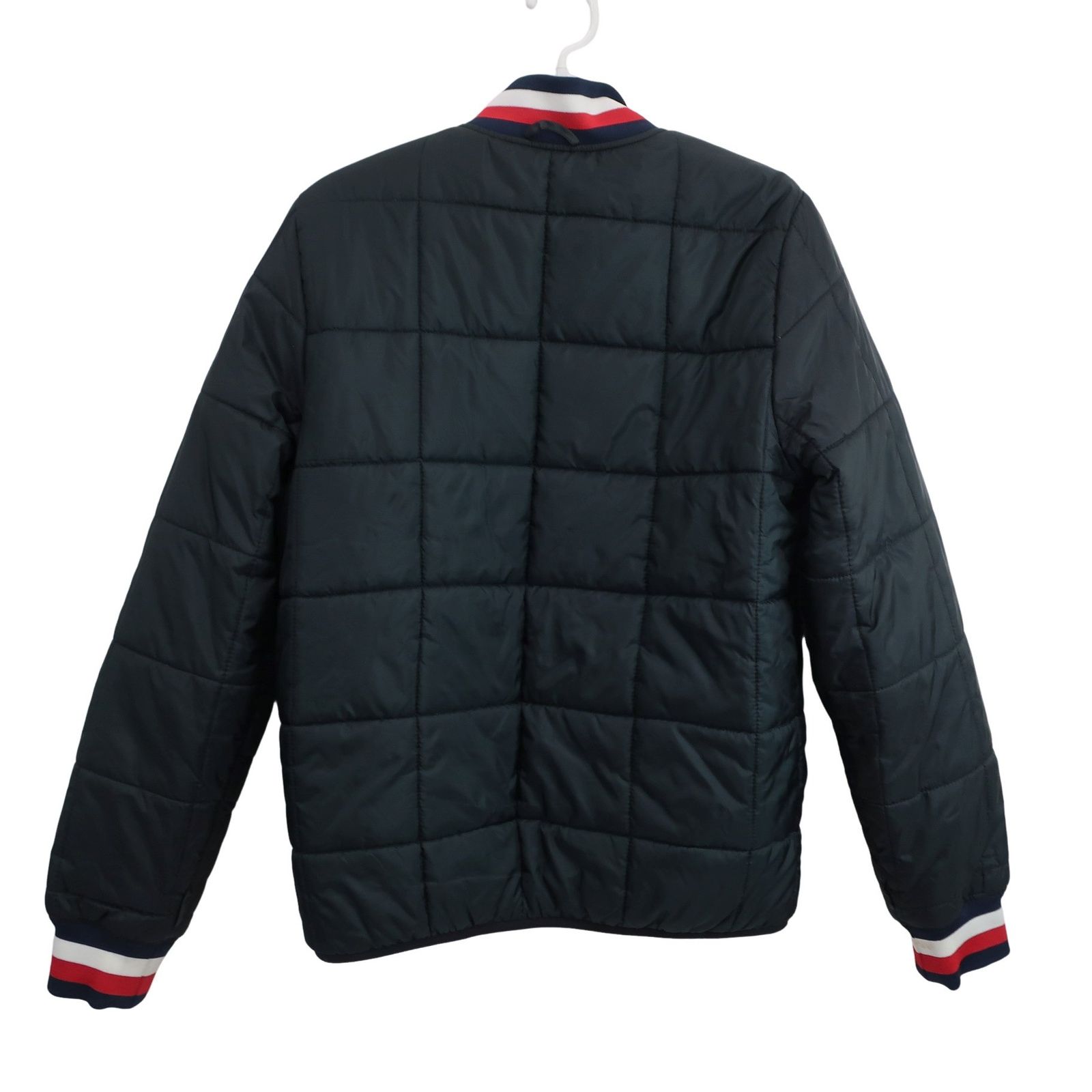 美品】TOMMY HILFIGER(トミーヒルフィガー) ダウンブルゾン 黒 メンズ 