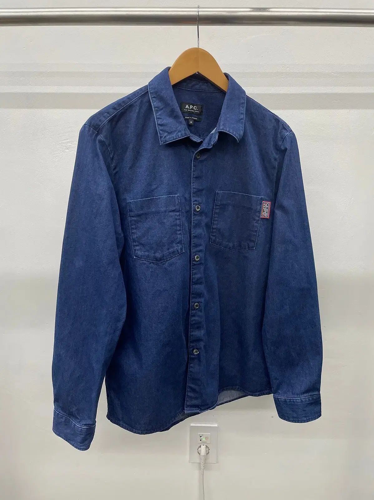 100 A P C アーペーセー デニム シャツ