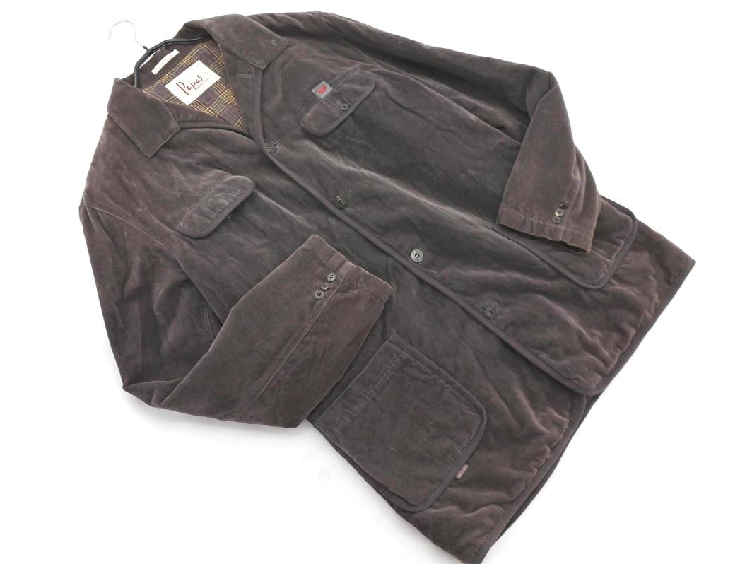 papas パパス 中綿 ジャケット sizeL/茶 ◇□ メンズ - メルカリ