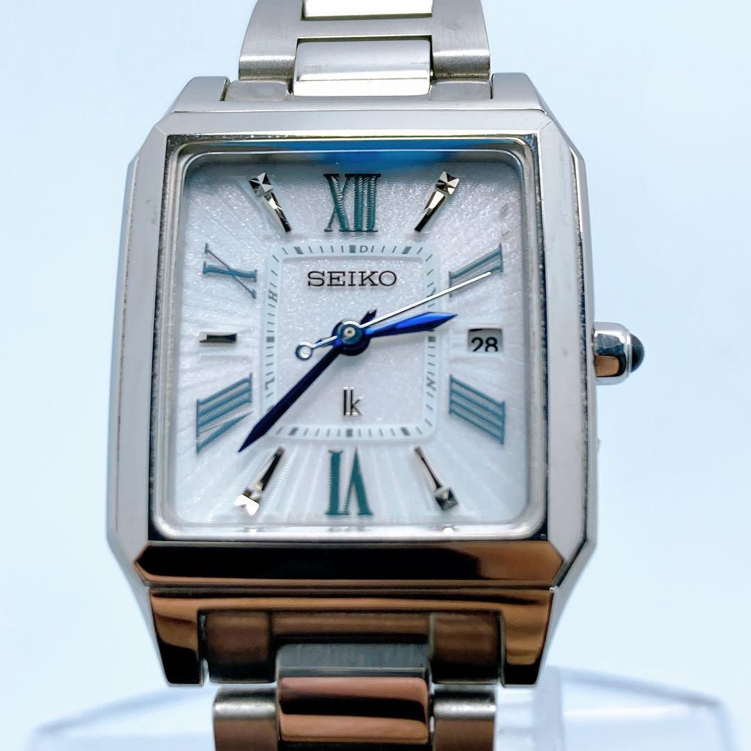 589 セイコー ルキア 1B22-0CF0 スクエア ソーラー 腕時計 - メルカリ