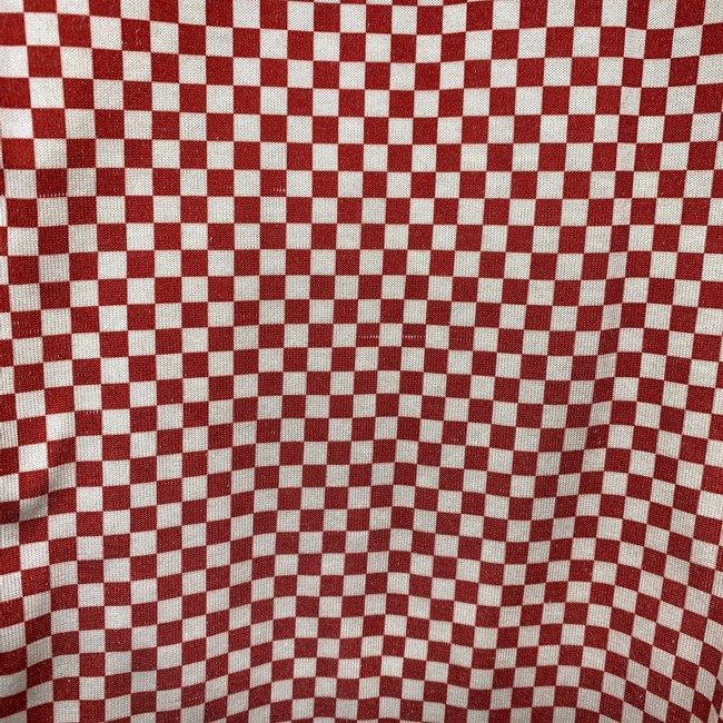 LACOSTE ポロシャツ 70 s 70年代前半 長袖 シャツ トップス ハーフボタン フラッグチェック 古着 ニット ポロシャツ 