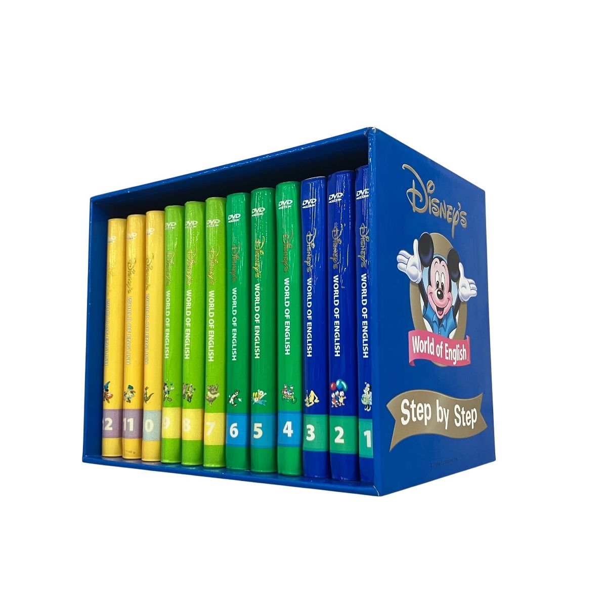 ワールドファミリー DWE ディズニー 英語システム ステップバイステップ DVD 12巻 セット