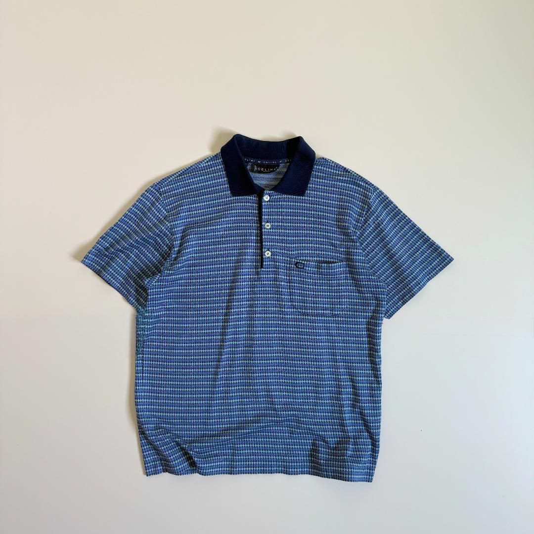 CELINE 1990 s All Pattern Polo Shirt