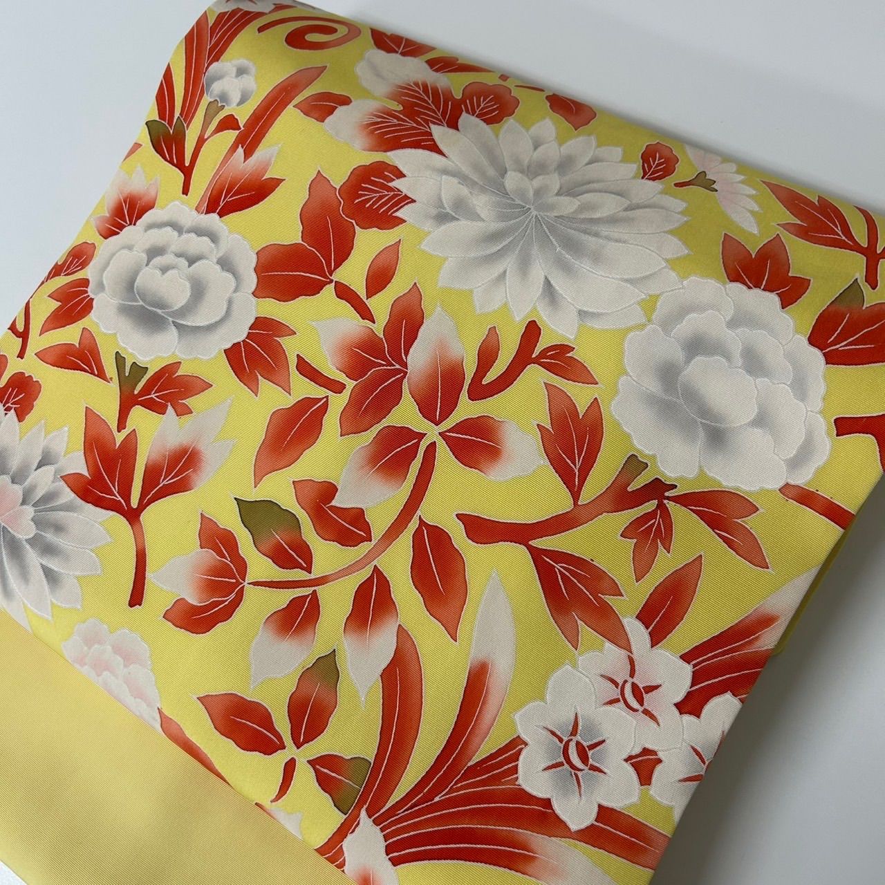 名古屋帯 正絹 染めの華やかな花 九寸 MA-1613 - メルカリ