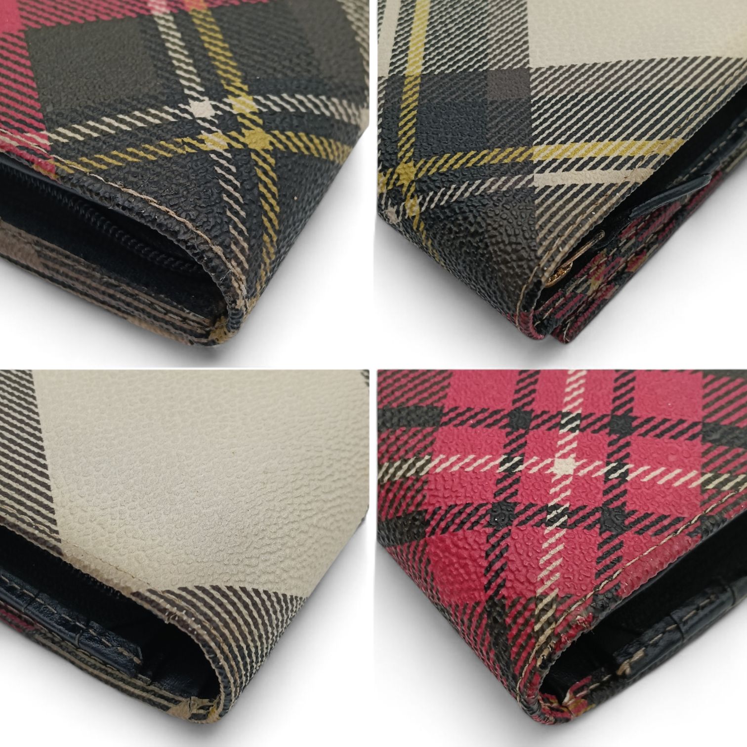 Vivienne Westwood ヴィヴィアン ウエストウッド 長財布 チェック 財布 