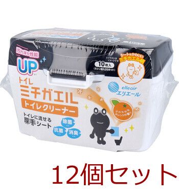 エリエール ミチガエルトイレクリーナー 本体 １０枚入 4902011730739 ×12セット