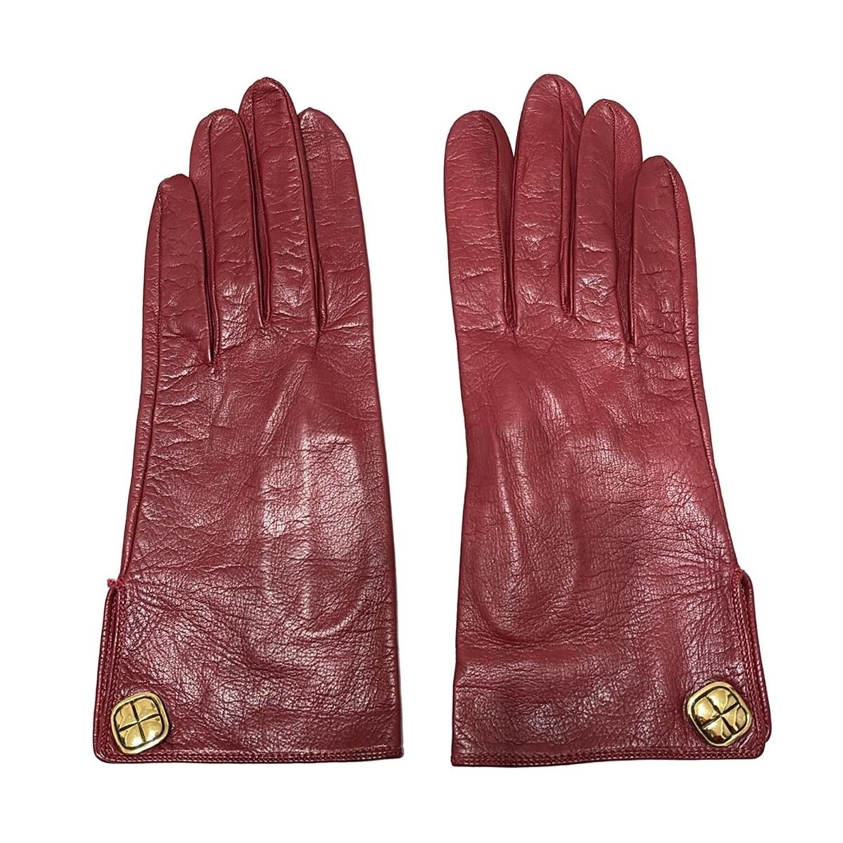 CHANEL(シャネル) 手袋 レディース - ボルドー ラムスキン - メルカリ