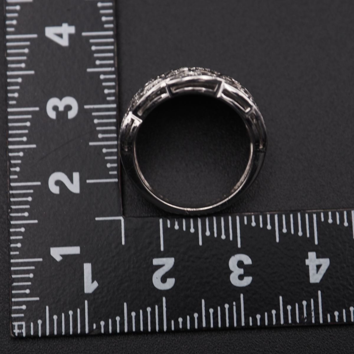 J365 キュービックジルコニア CZ 925刻印 リング ラインストーン