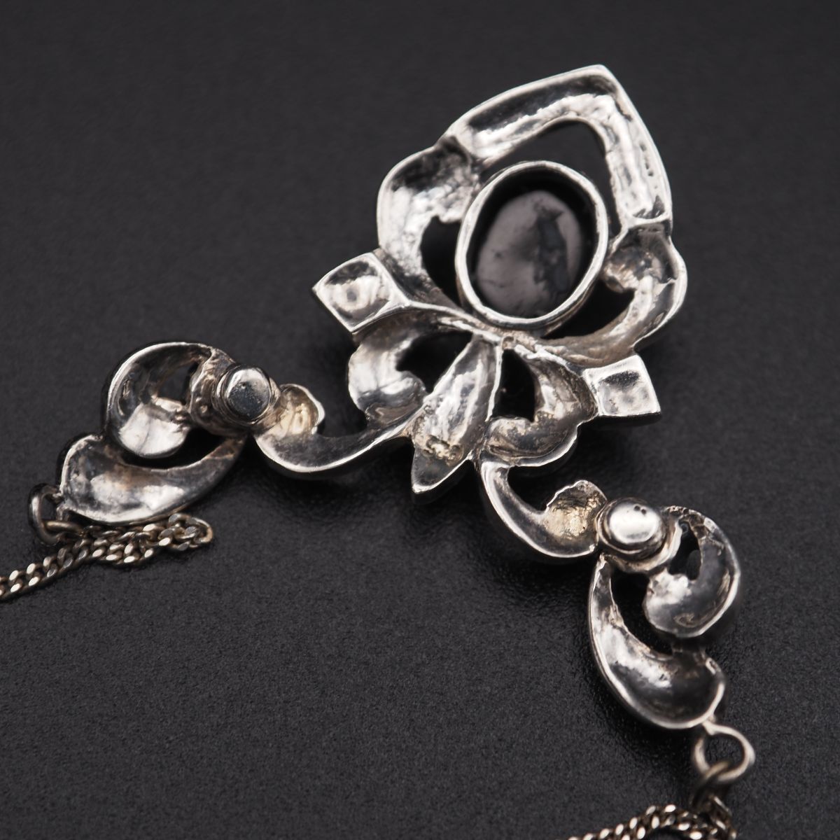 H830 オニキス マーカサイト マルカジット STERLING SILVER925刻印