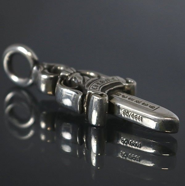 ダブルダガー シルバー925 ペンダント トップ CHROME HEARTS 銀座店 クロムハーツ ダブルダガー チャーム ペンダント