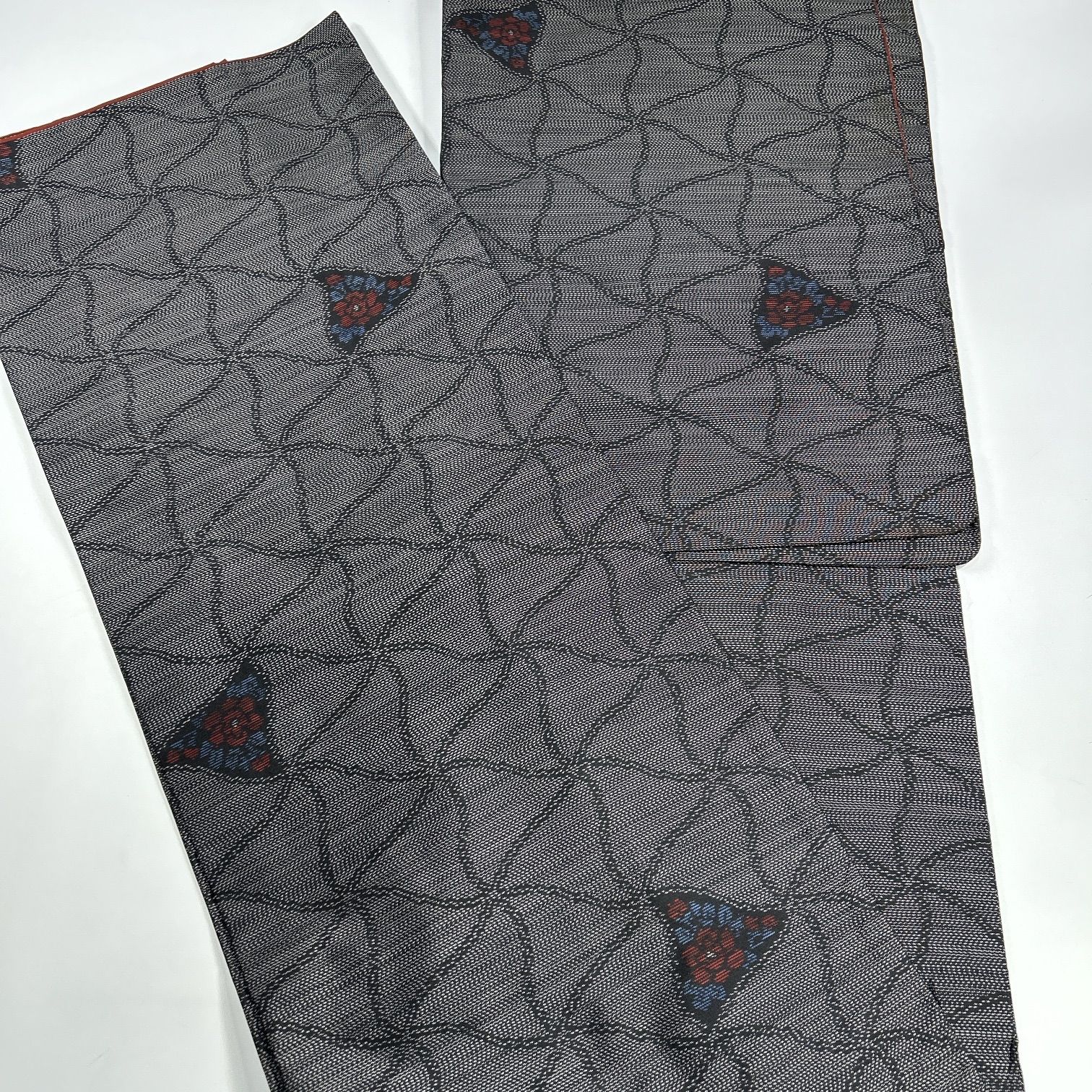 大島紬 6枚 正絹 着物まとめ売り 同梱購入歓迎 リメイク用 着付け練習