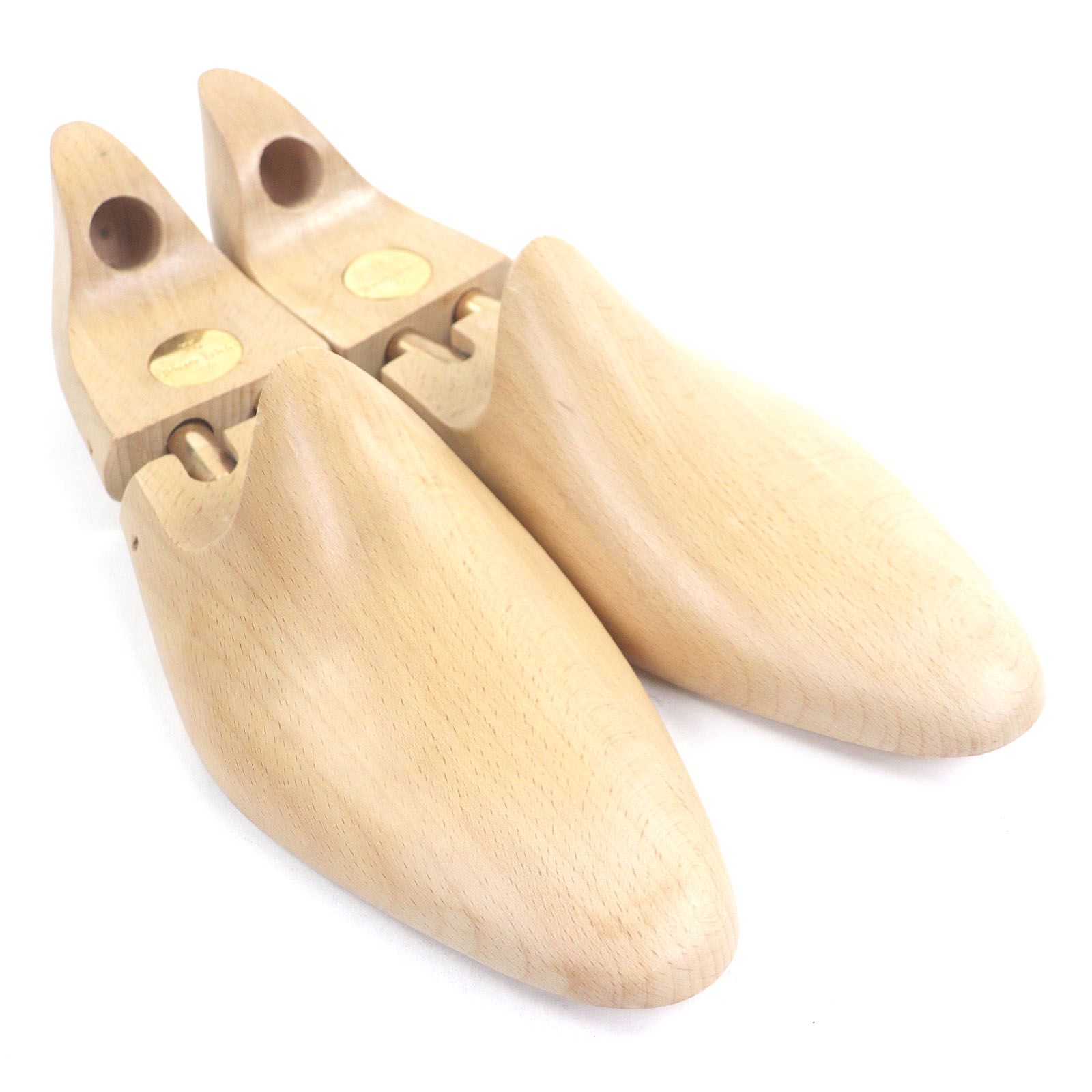 ドンドン見直し □John Lobb ジョンロブ ウッド ロゴプレート付き シューキーパー シューツリー 靴用品 ナチュラル 8 E メンズ