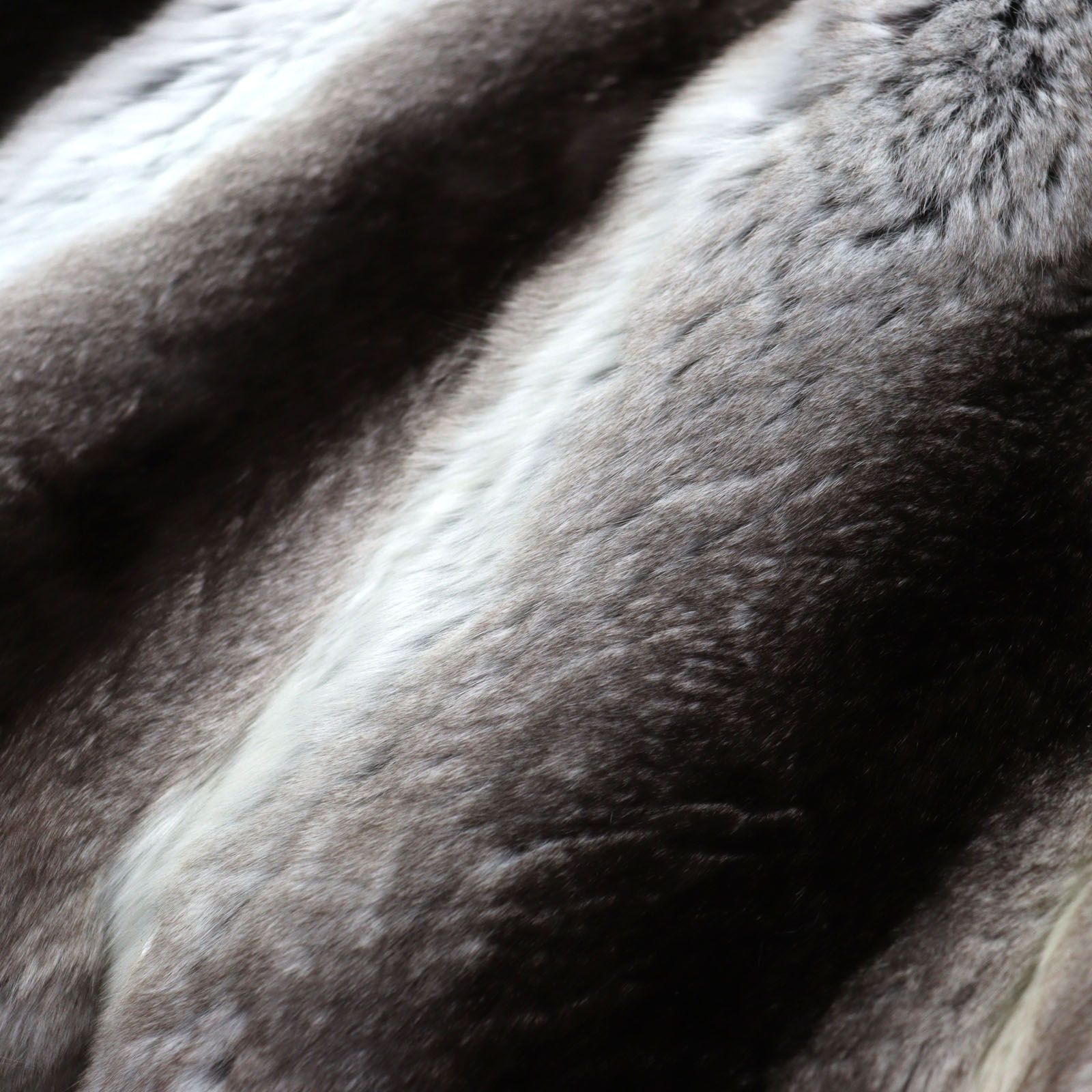 ドンドン見直し】訳有▽チンチラ CHINCHILLA 裏地エルメス 本毛皮超