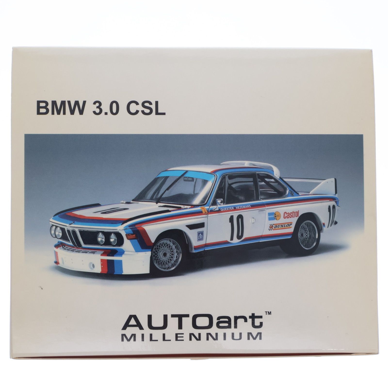MILLENNIUM 1/18 BMW 3.0 CSL SPA 1973 WINNER Castrol #10(ホワイト