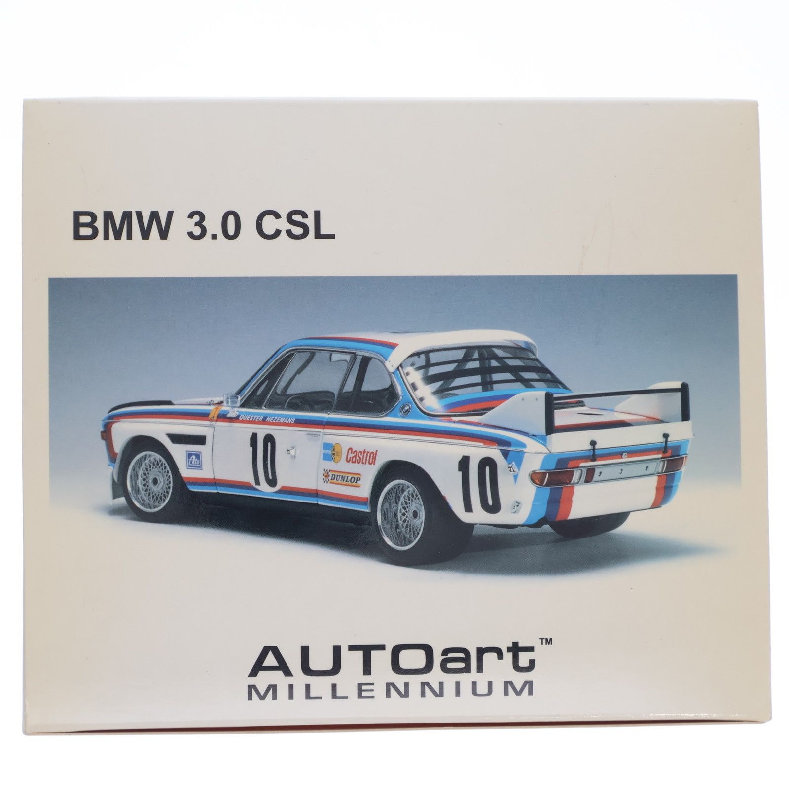 MILLENNIUM 1/18 BMW 3.0 CSL SPA 1973 WINNER Castrol #10(ホワイト