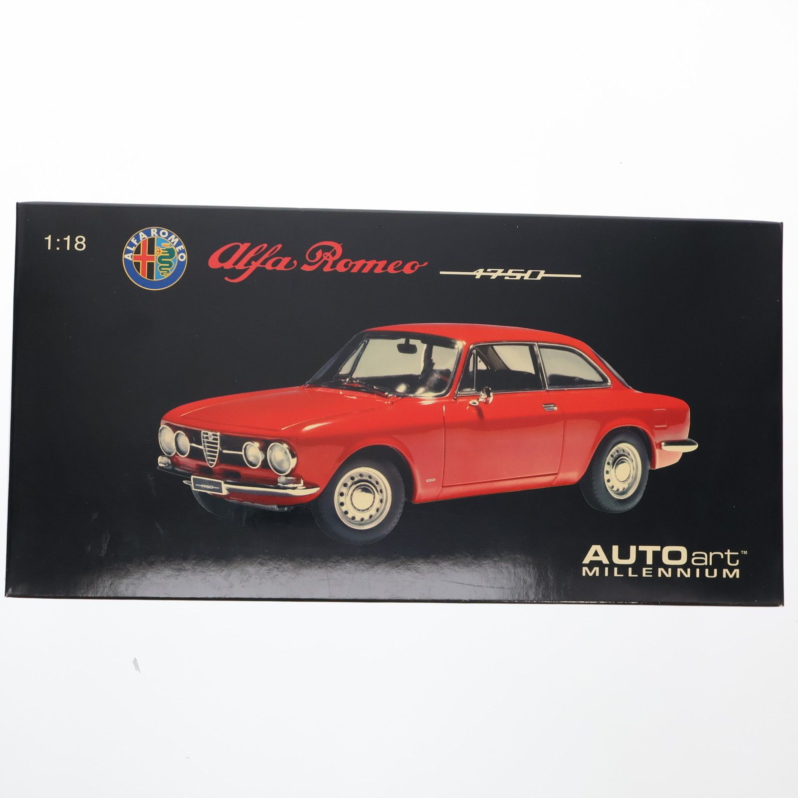 1|18 ALFA ROMEO 1750 GTV RED|LH DRIVE 完成品 ミニカー 70102 AUTOart オートアート