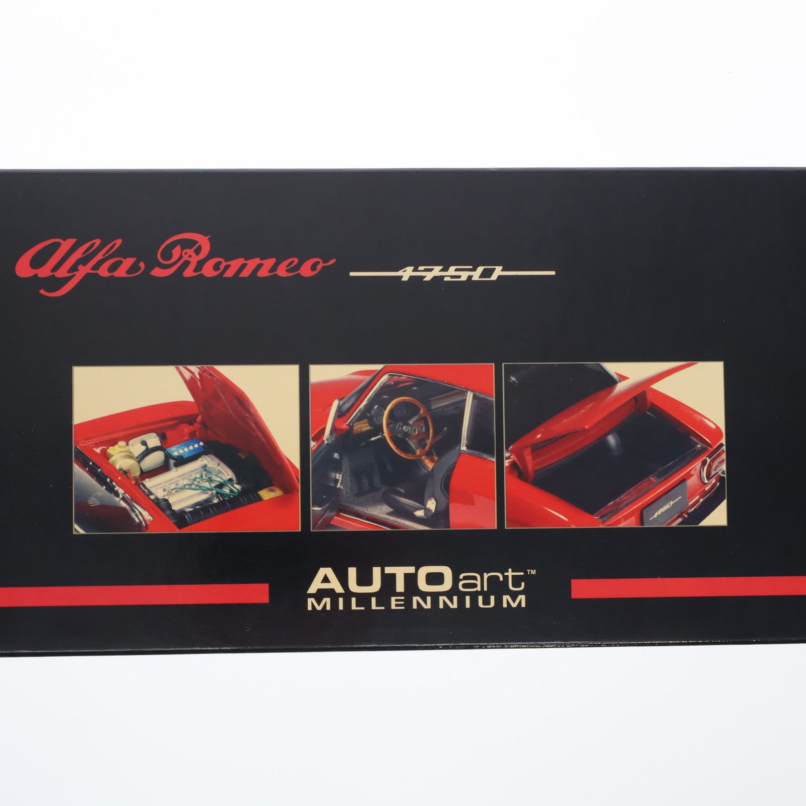 1 18 ALFA ROMEO 1750 GTV RED LH DRIVE 完成品 ミニカー 70102 AUTOart オートアート