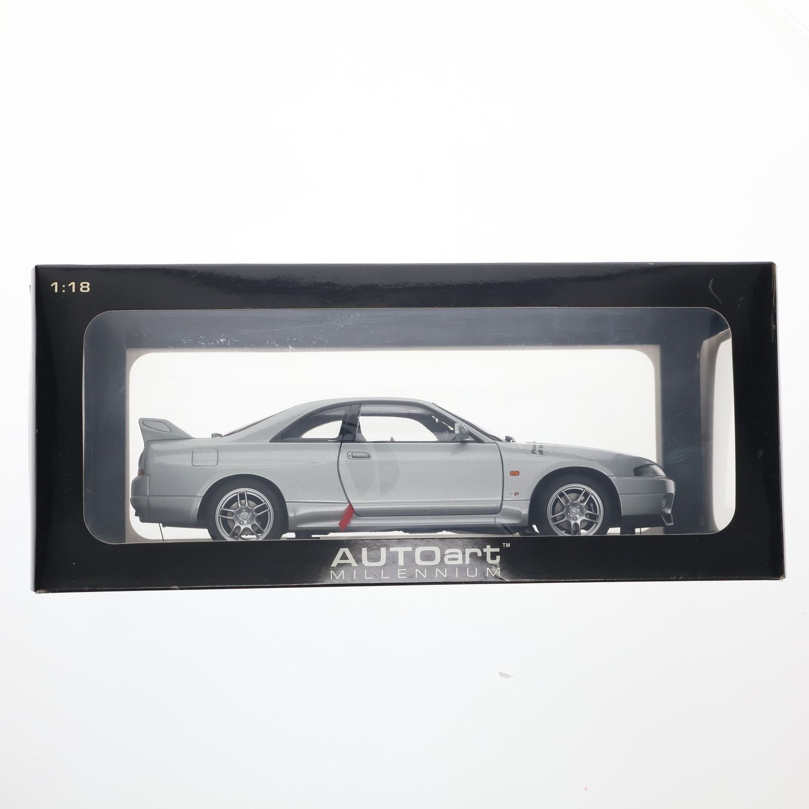 1/18 NISSAN SKYLINE GT-R R33 V-SPEC (ソニックシルバー) 完成品