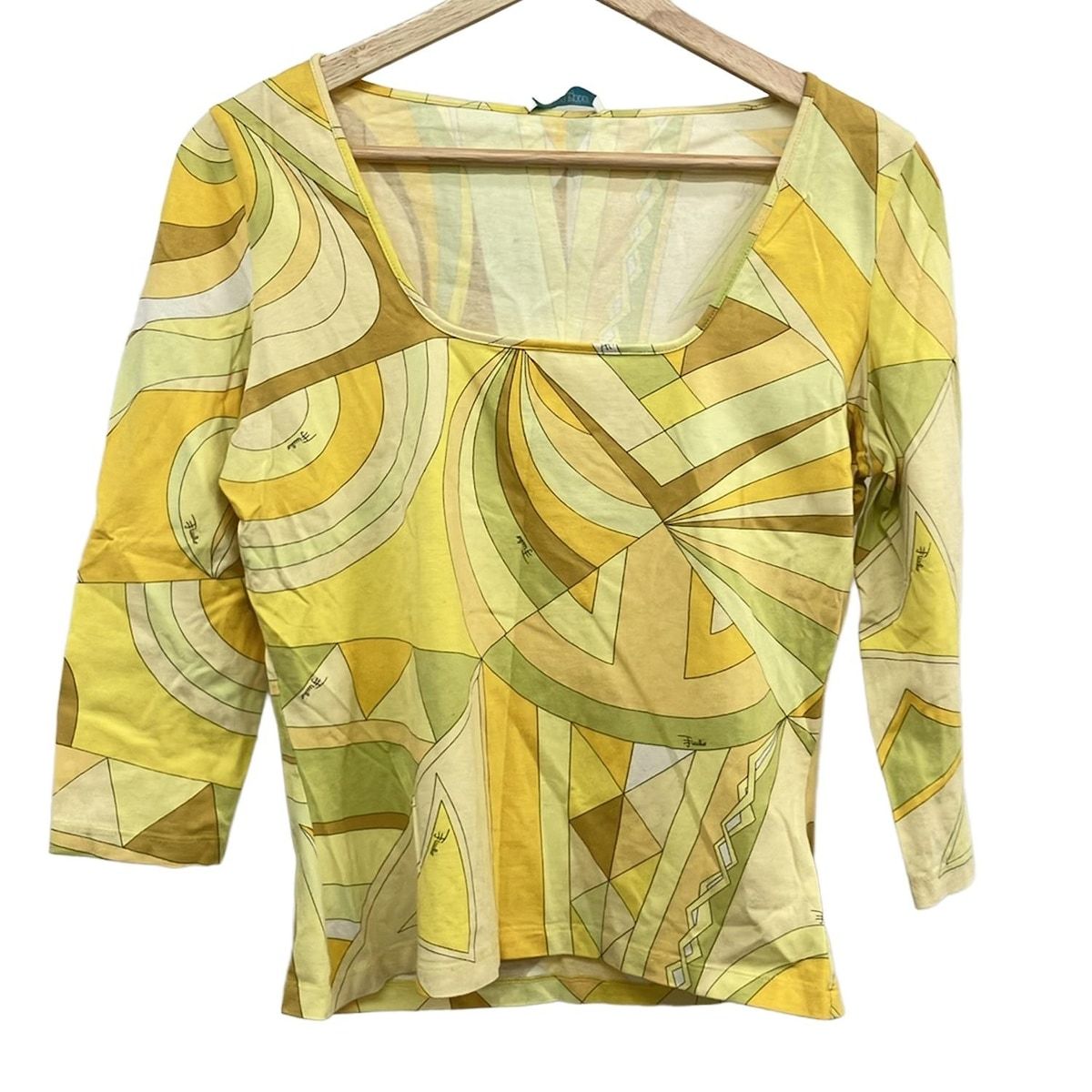 EMILIO PUCCI(PUCCI)(エミリオプッチ) 七分袖カットソー サイズ46 L