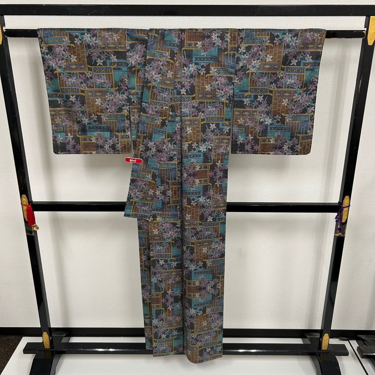 本場大島紬 一元式 総絣 素敵な絣柄 正絹 着物 MK-1656 - メルカリ