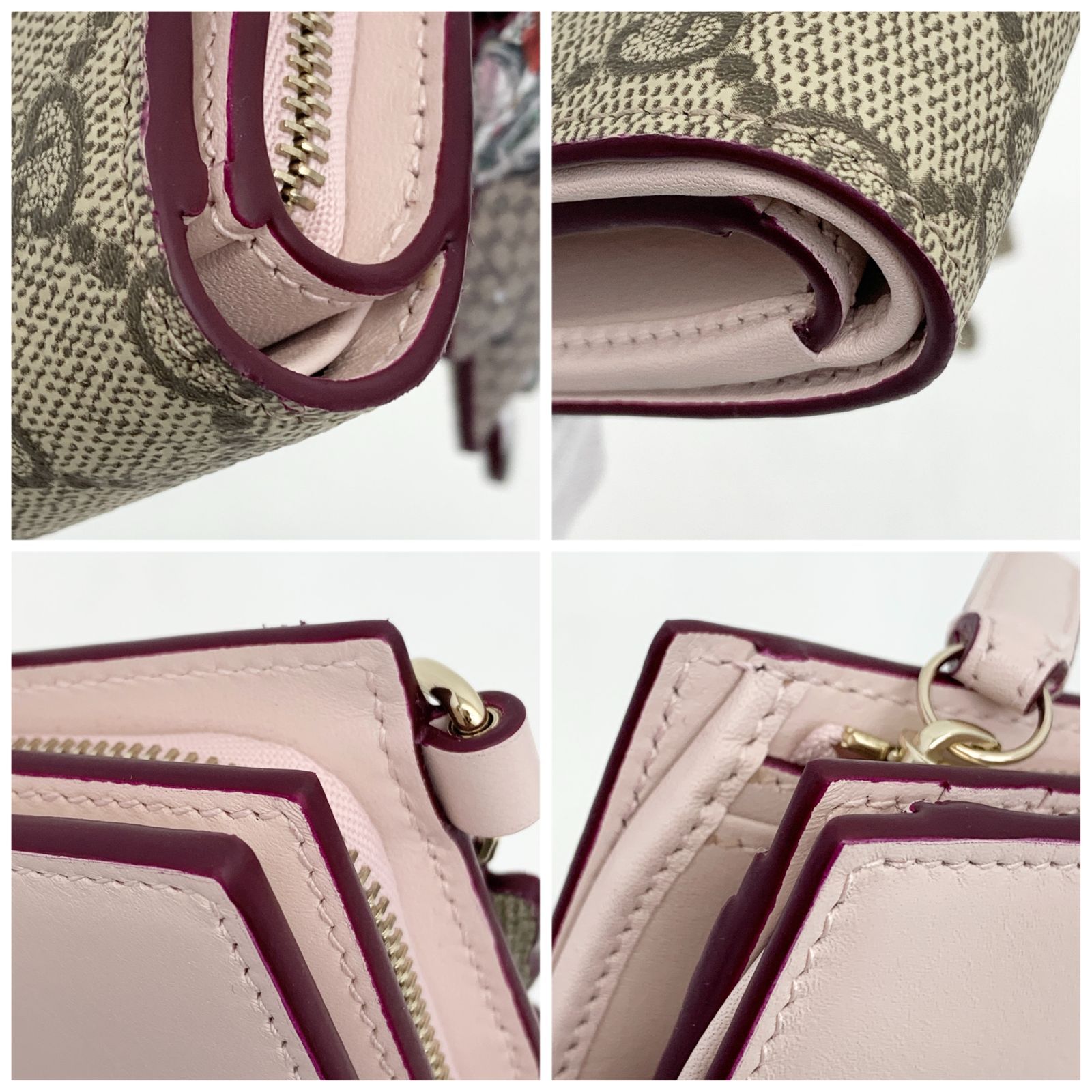 未使用 GUCCI グッチ ヒグチユウコ コラボ ピンク 財布 GG 847919 