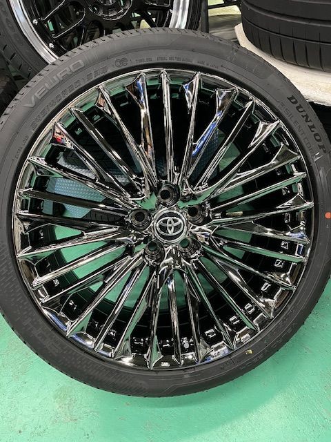 SET!! WALD LINE F 001 20インチ 8 5 J 35 114 3 ビューロ 245 40 R 20 30系 アルファード ヴェルファイア 50系 エスティマ トヨタ レクサス