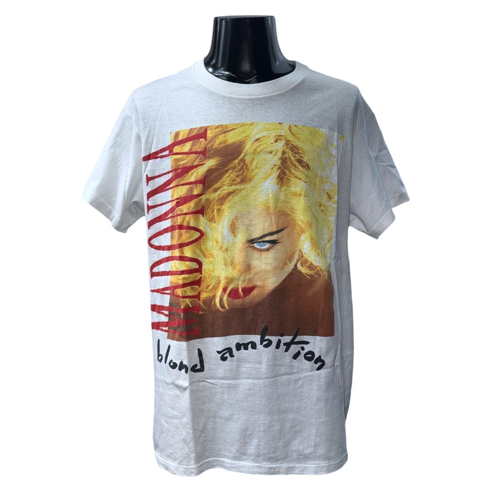 マドンナTシャツ　Madonna Blond Ambition ツアー　USA製 90年代 90s マドンナ 歌手 コンサート ミュージック 音楽 アメリカ製