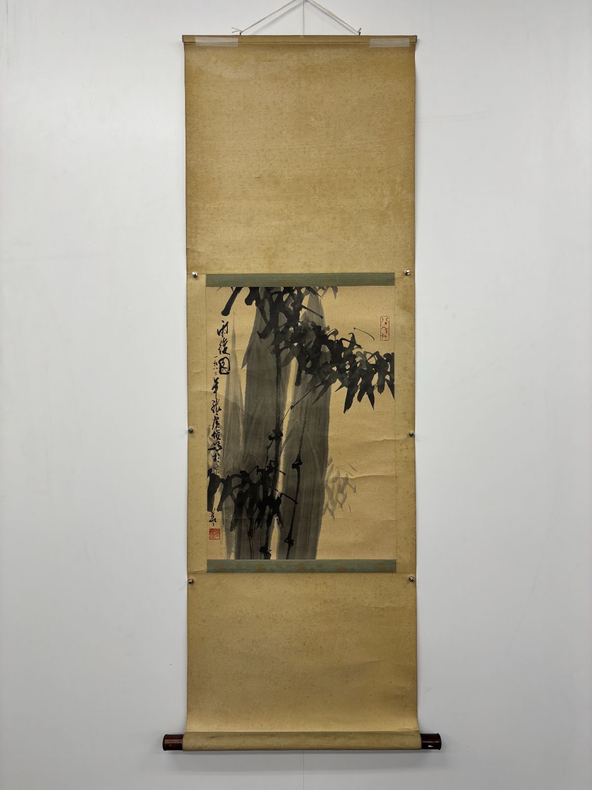 掛け軸 M.01張廣俊 雨後圖 ＃古美術 まとめてお買取