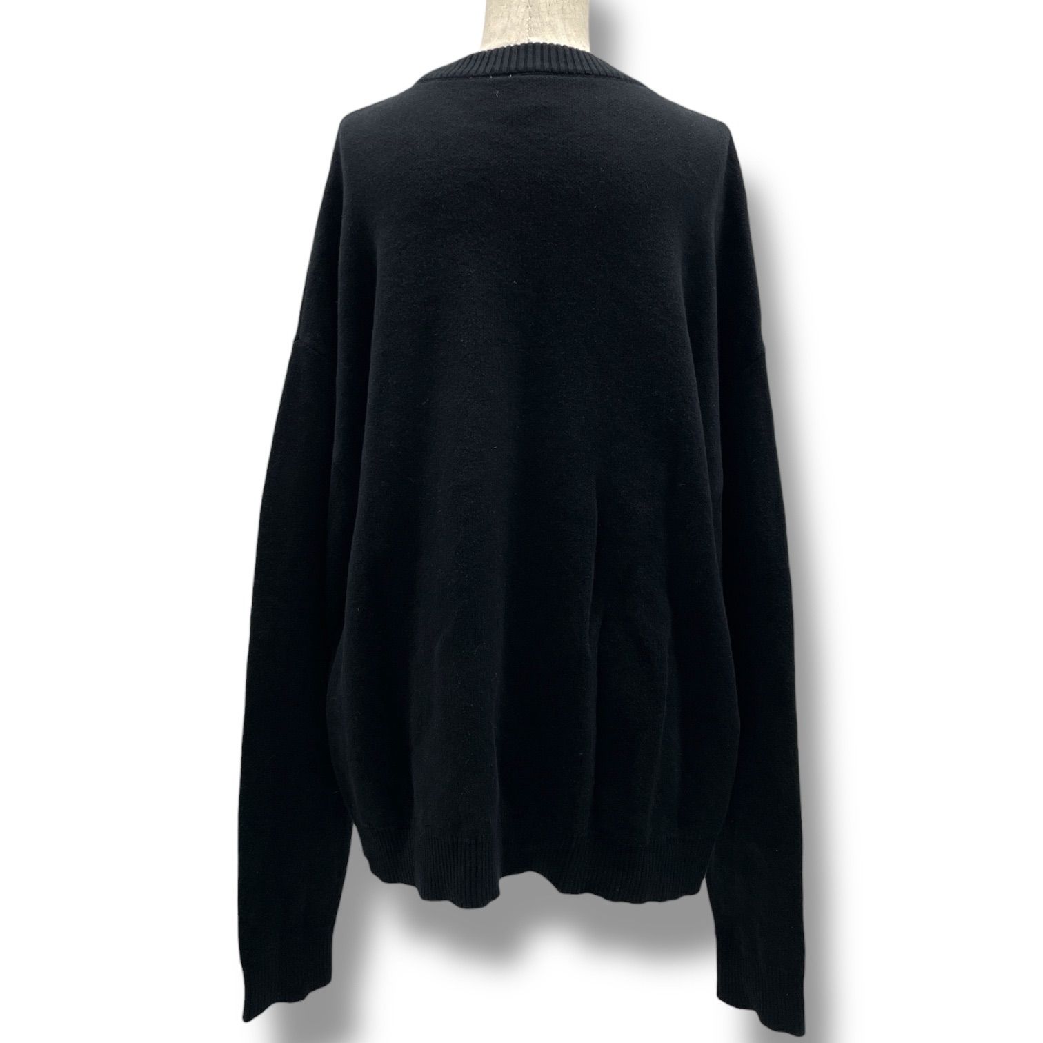 X-girl エックスガール GOTHIC LOGO JACQUARD KNIT TOP ゴシックロゴ