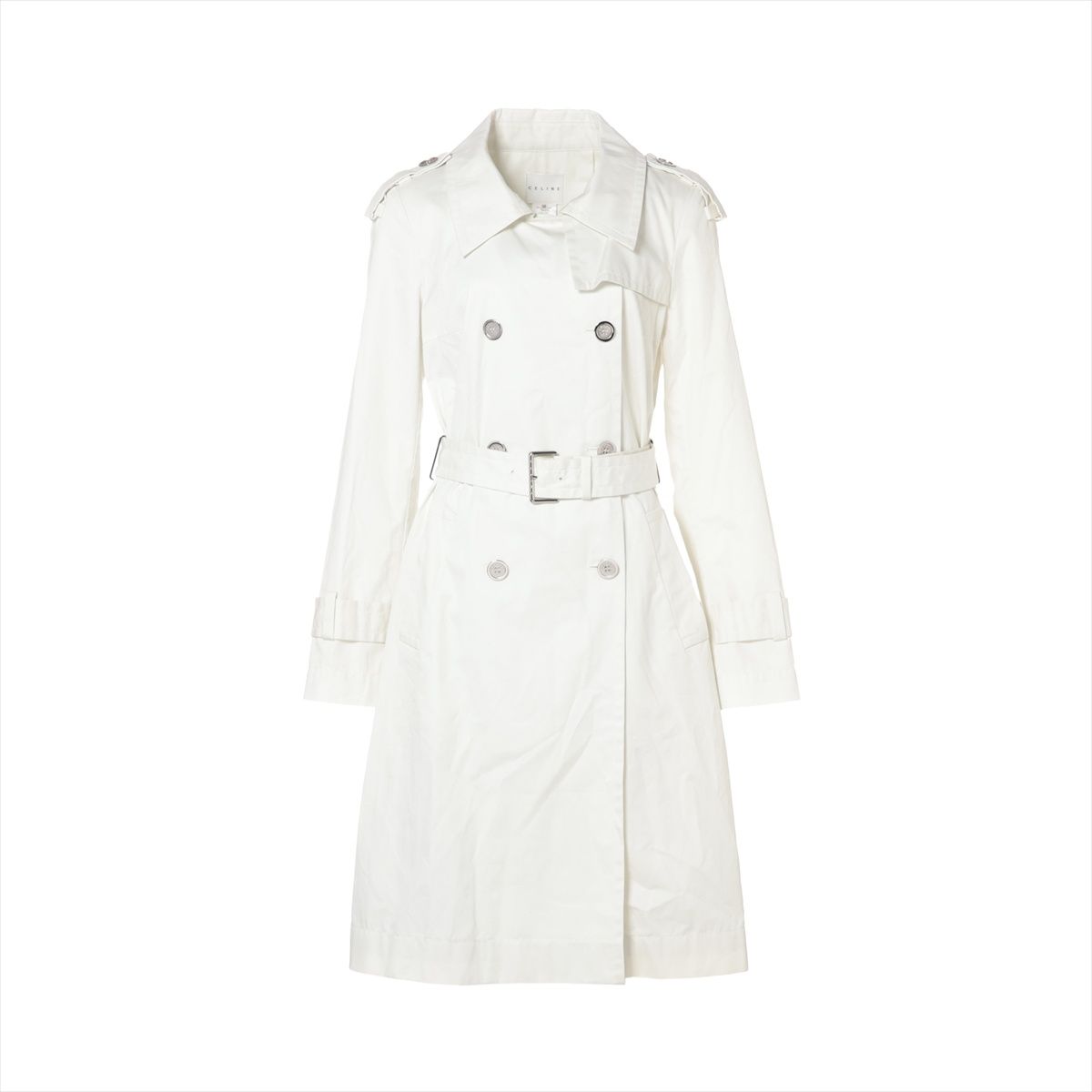 CELINE セリーヌ コート Size:38 コットン トレンチ - メルカリ