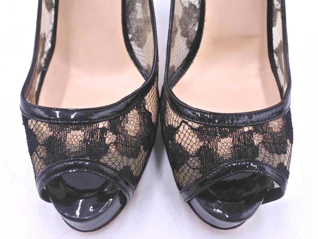 CHRISTIAN LOUBOUTIN クリスチャン ルブタン フラワーレース ヒール