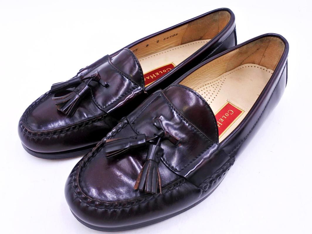 COLE HAAN コールハーン タッセル ローファー シューズ size8(25.5cm 