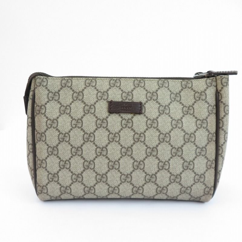 GUCCI | グッチ ポーチ GGスプリーム コスメポーチ マルチケース 131022 ベージュ 122