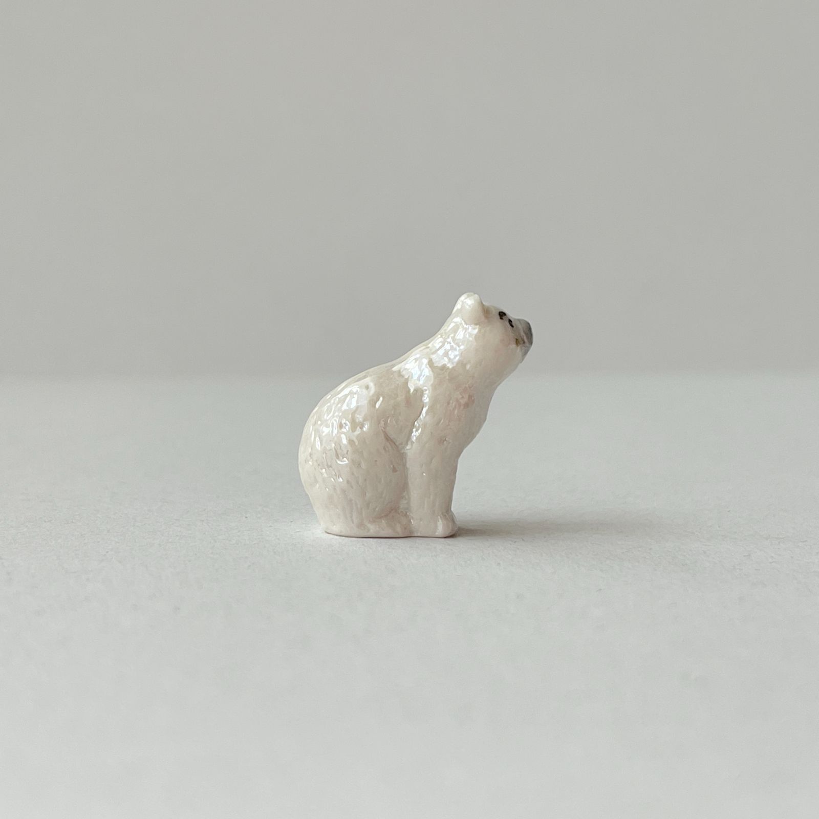 フェーヴ しろくま⑦ フランス フェーブ ミニチュア陶器 - メルカリ