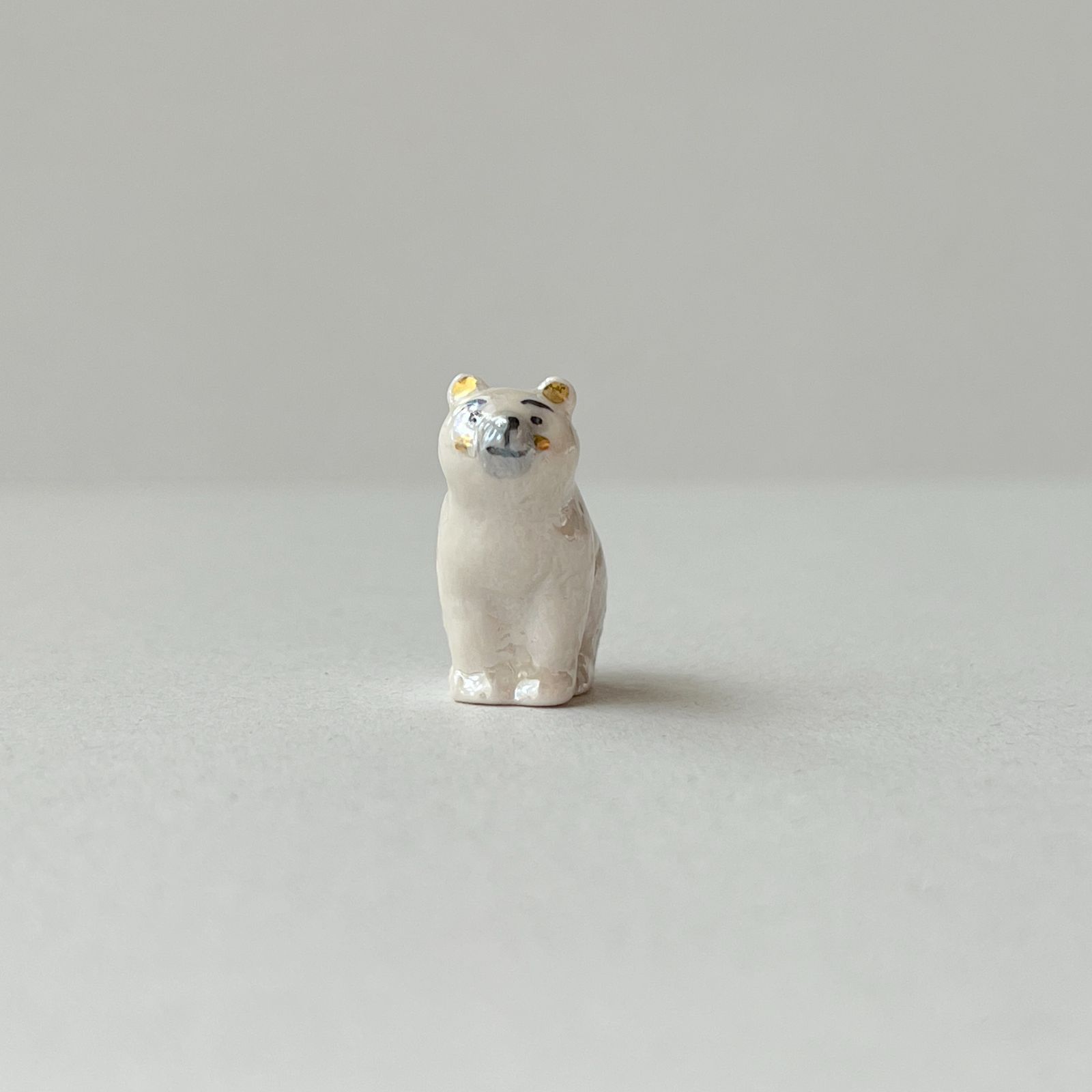 フェーヴ しろくま⑦ フランス フェーブ ミニチュア陶器 - メルカリ
