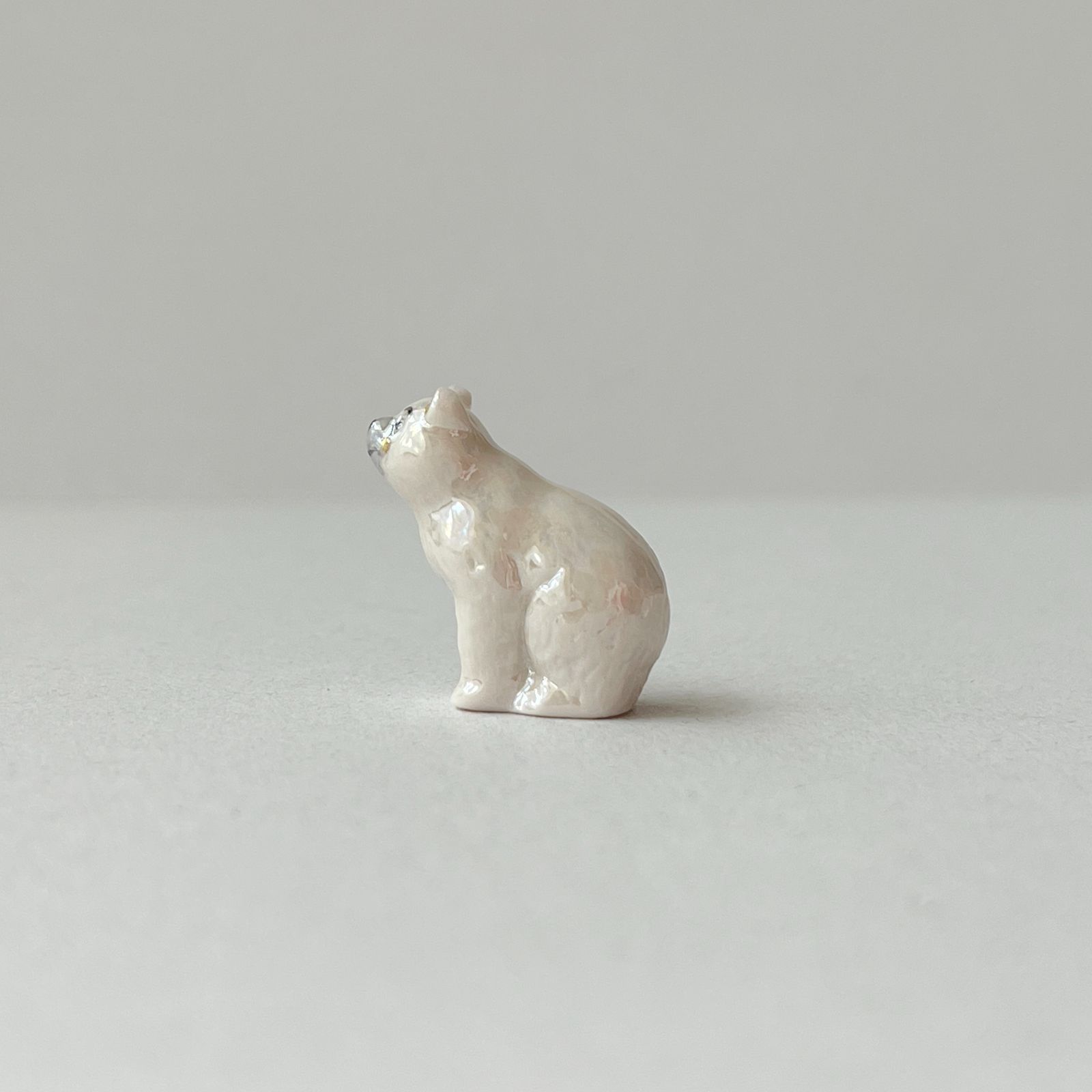 フェーヴ しろくま⑦ フランス フェーブ ミニチュア陶器 - メルカリ