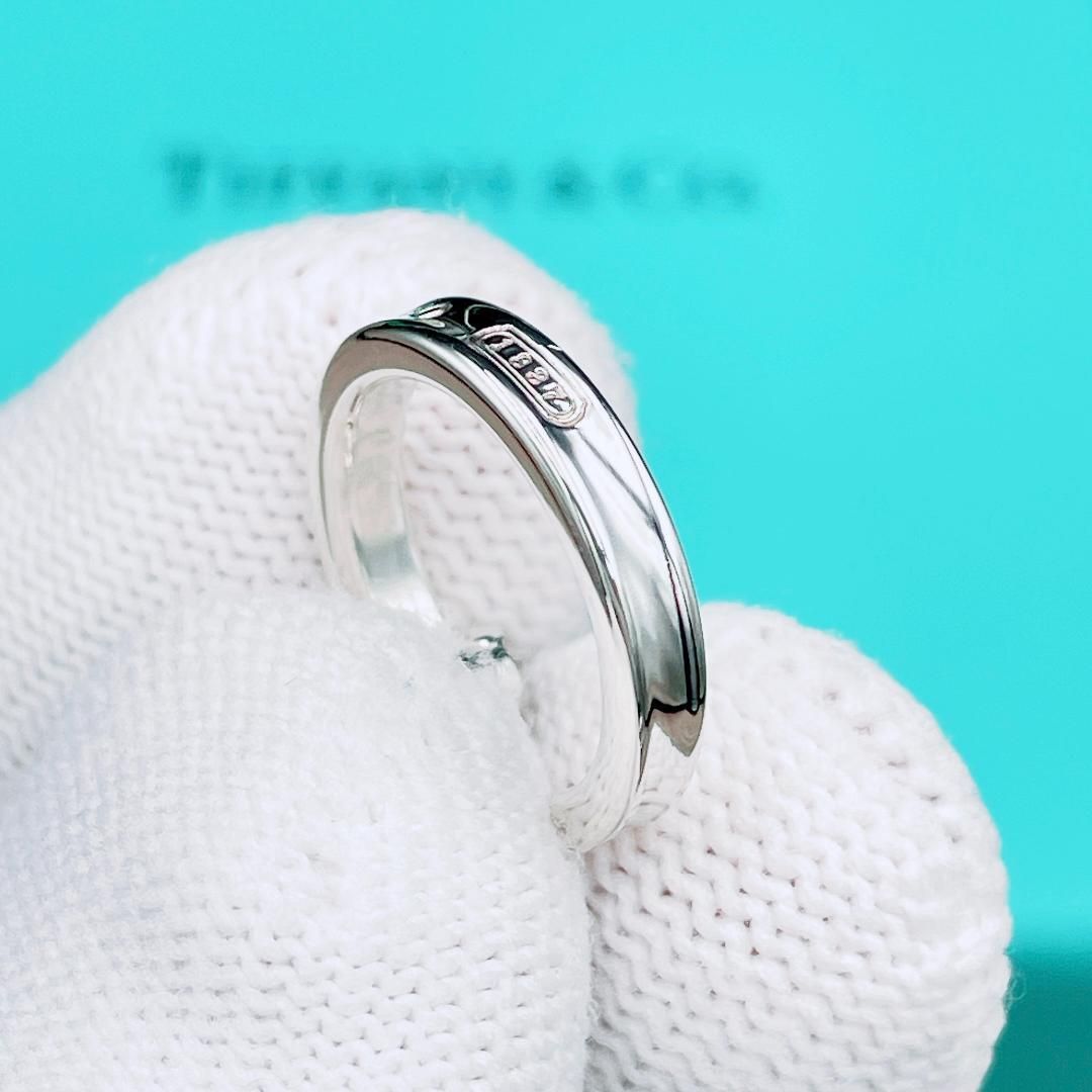 ◇ティファニー◇新品仕上済 Tiffany&Co. 1837 ナロー ピアス スモール