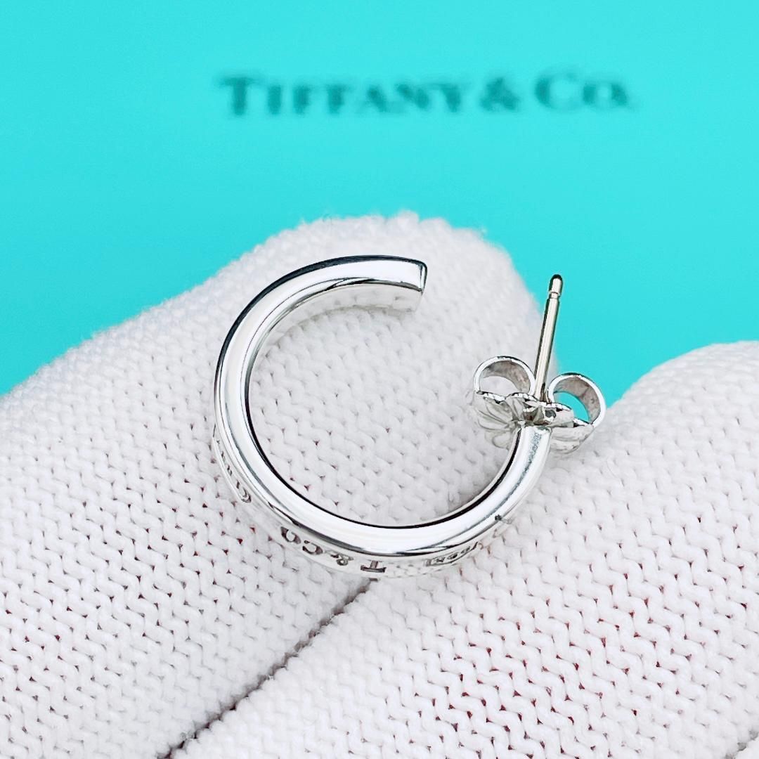 ◇ティファニー◇新品仕上済 Tiffany&Co. 1837 ナロー ピアス スモール