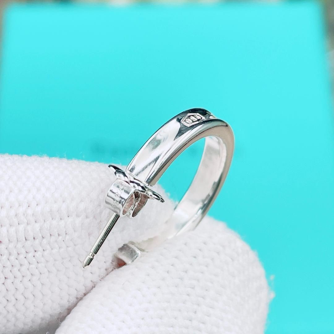 ◇ティファニー◇新品仕上済 Tiffany&Co. 1837 ナロー ピアス スモール
