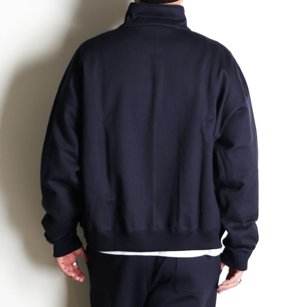MARKAWARE/マーカウェア】SHORT QUARTER ZIP PULLOVER - D.NAVY