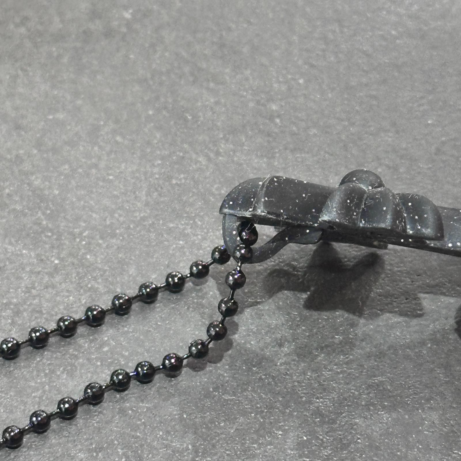 CHROME HEARTS Rubber Small CH Cross Silicon Necklace ラメラバー