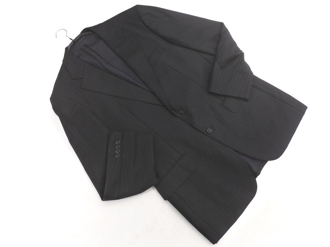BURBERRY バーバリー ウール100% ストライプ LABEL BLACK - ピン