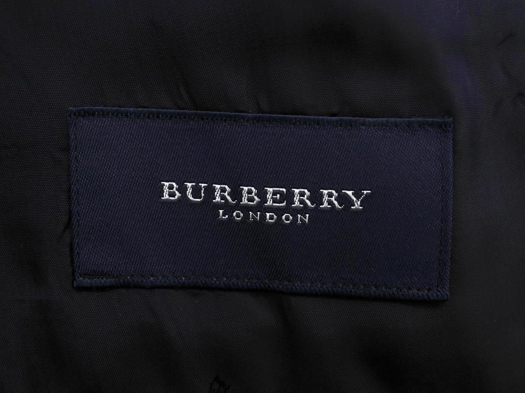 BURBERRY バーバリー ウール100% ストライプ LABEL BLACK - ピン
